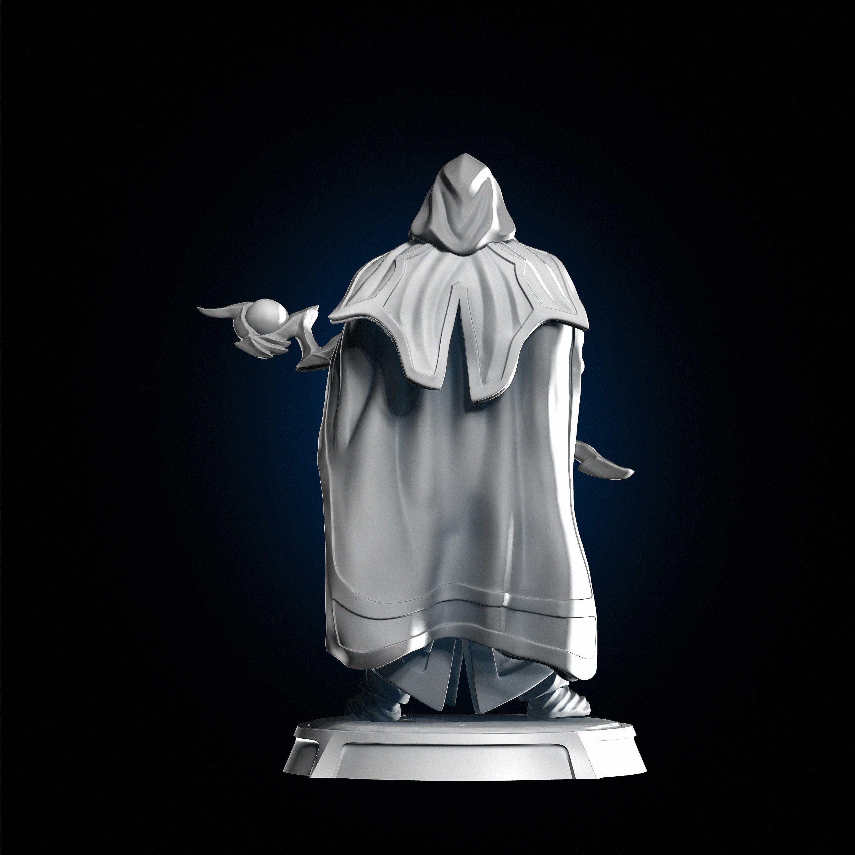 Hero Mage 3D print model_3