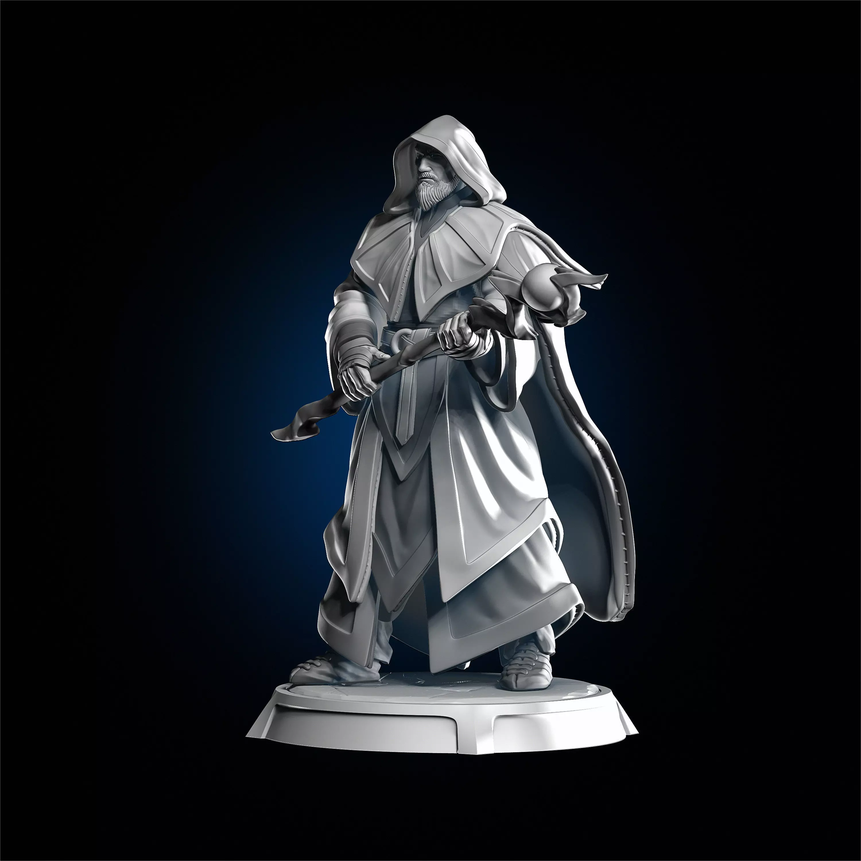 Hero Mage 3D print model_0