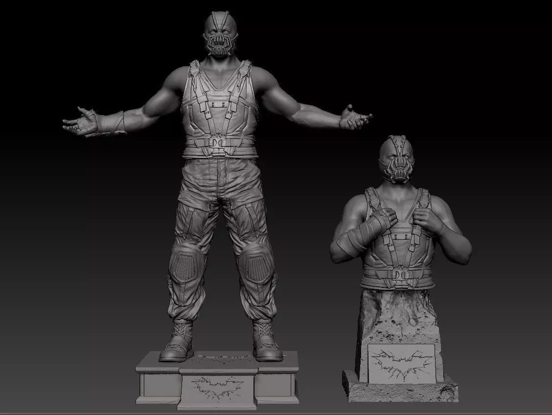 Dark Knight Rises Bane 3D print model_0