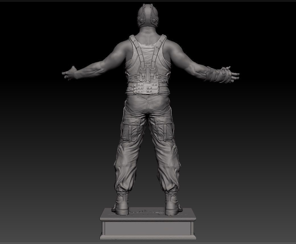 Dark Knight Rises Bane 3D print model_7