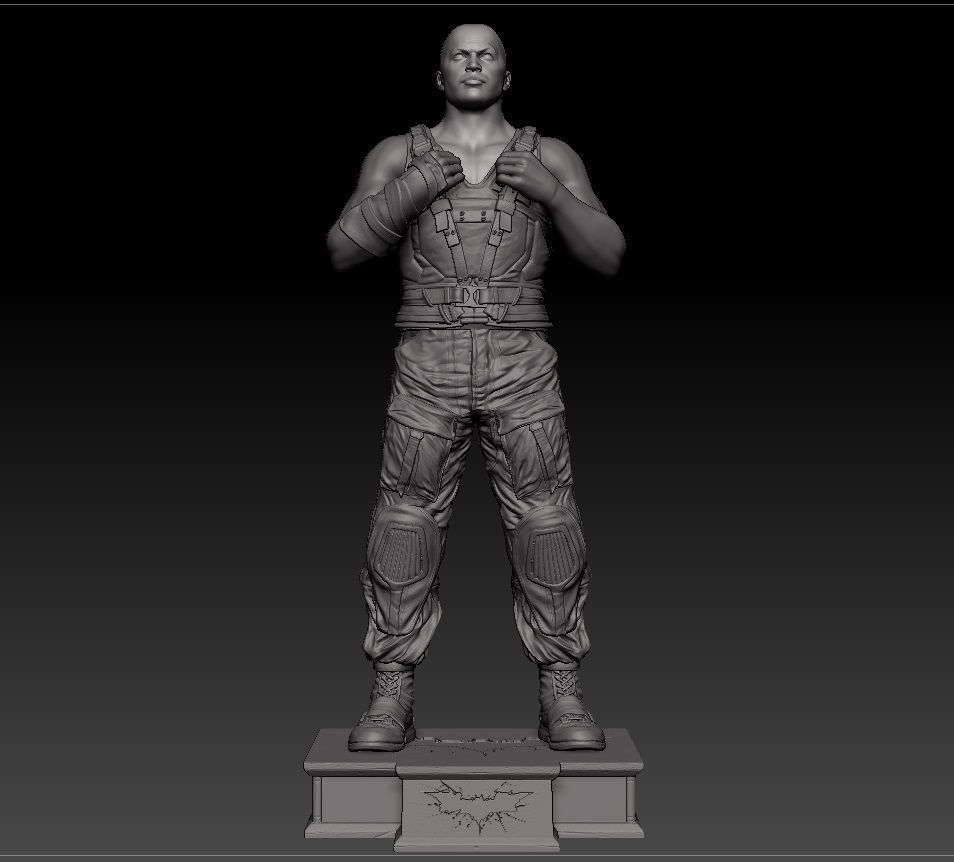 Dark Knight Rises Bane 3D print model_8