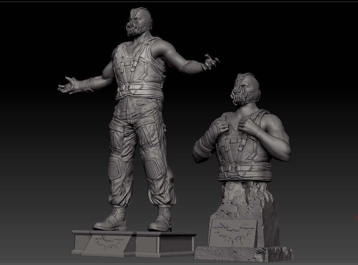 Dark Knight Rises Bane 3D print model_1