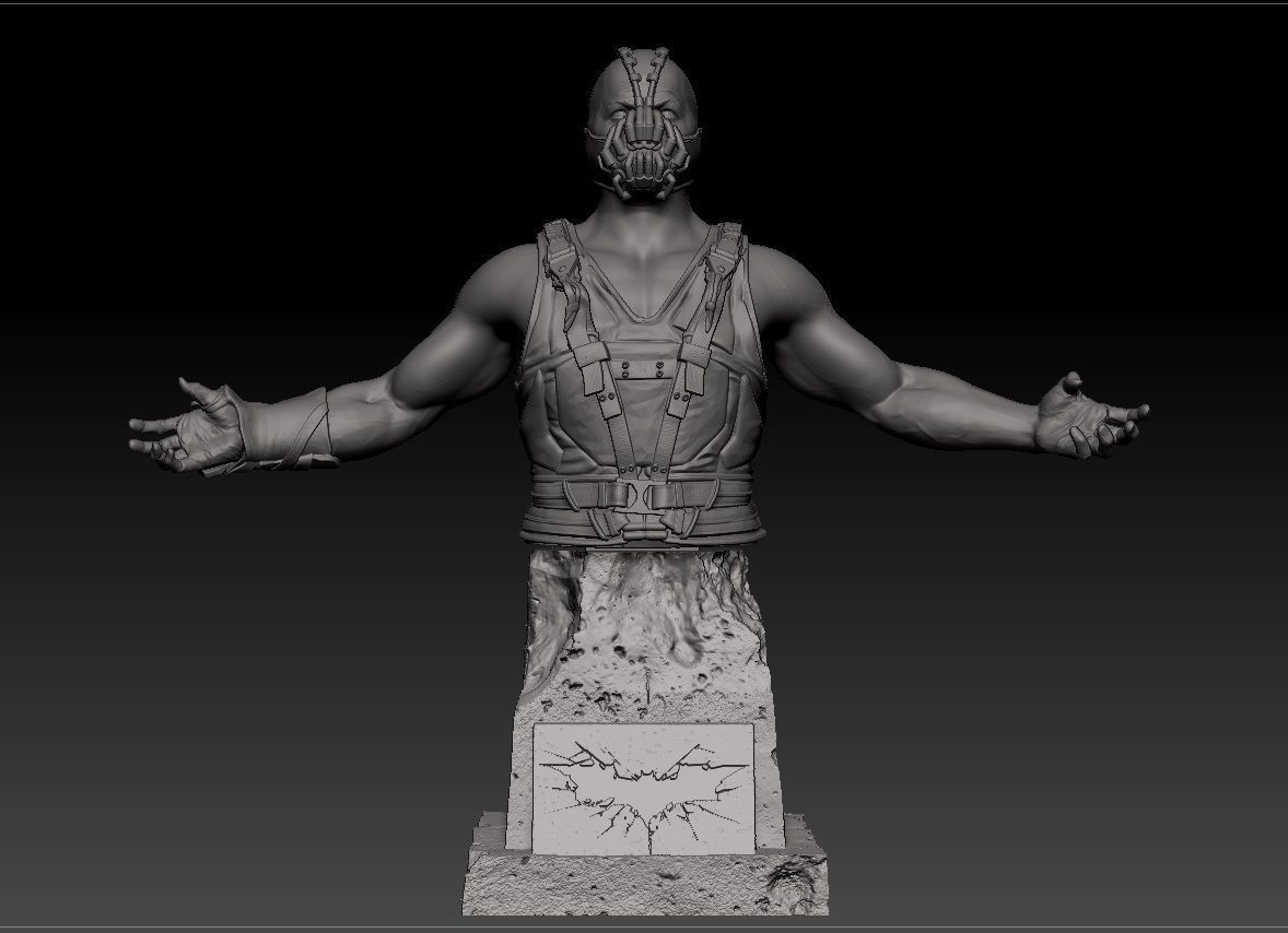 Dark Knight Rises Bane 3D print model_5