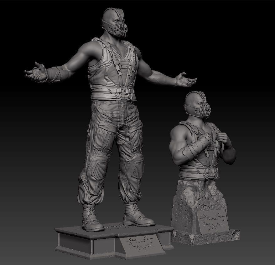 Dark Knight Rises Bane 3D print model_2