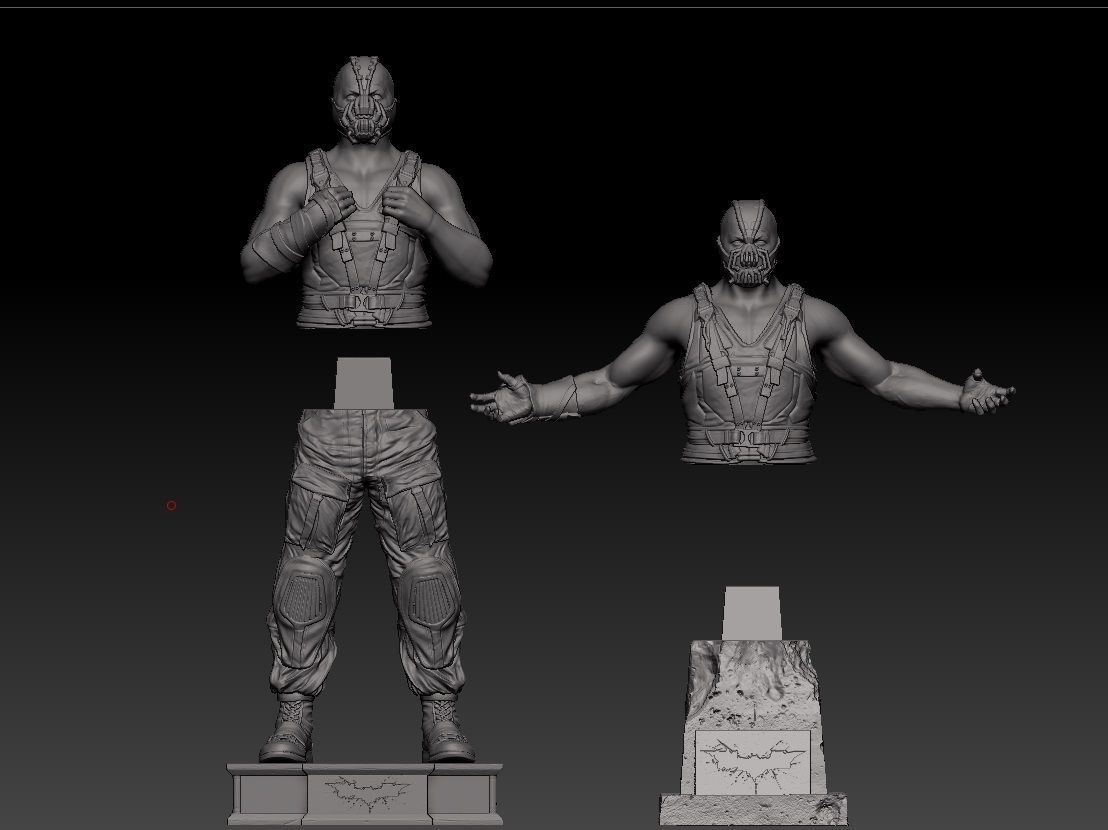 Dark Knight Rises Bane 3D print model_9