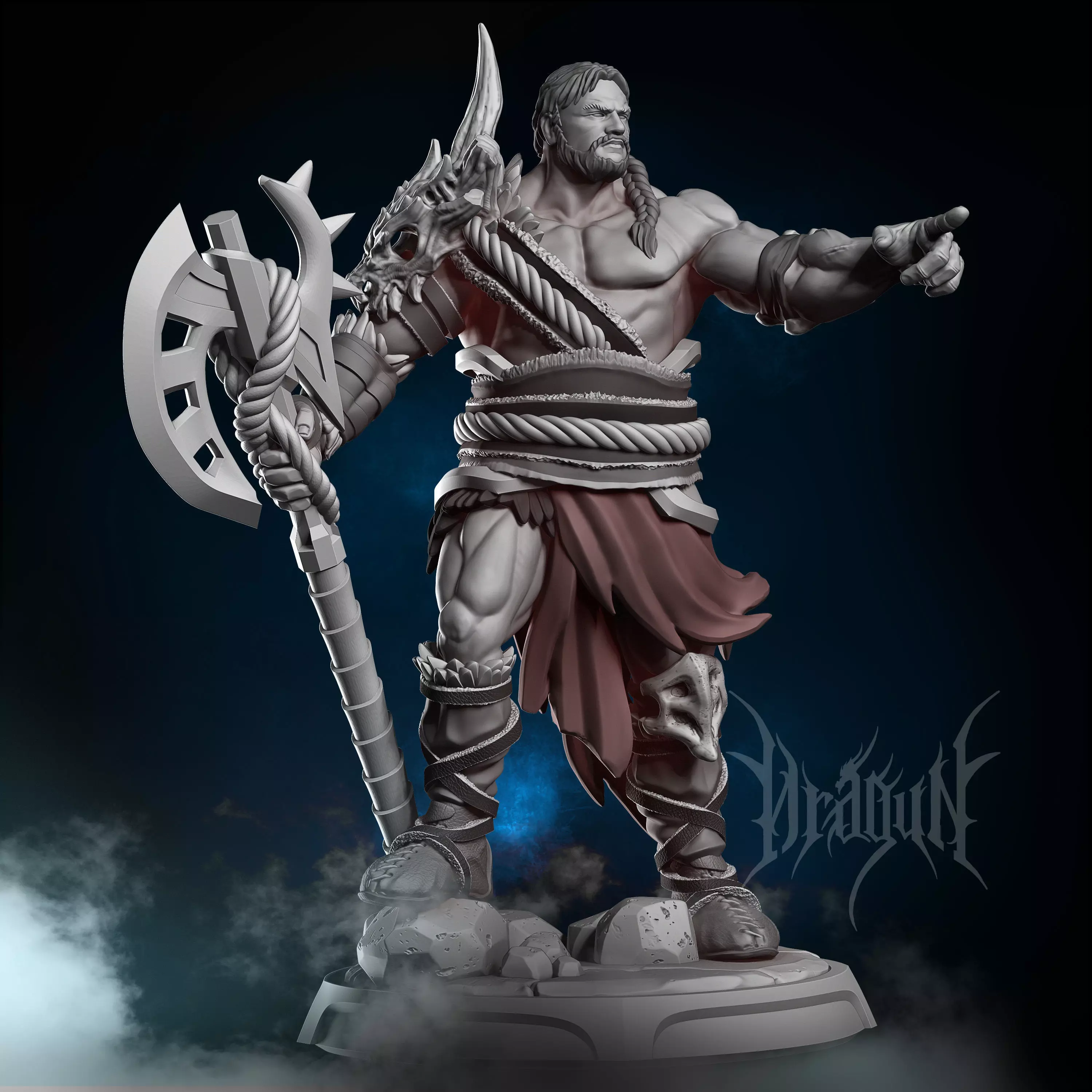 Naih the Barbarian 3D print model_0