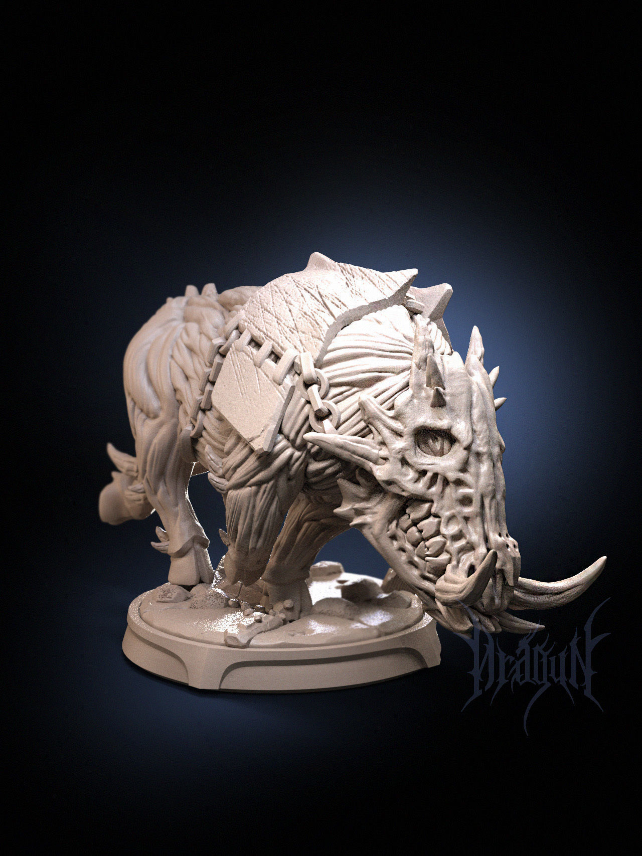 Warthog warhorse 3D print model_6