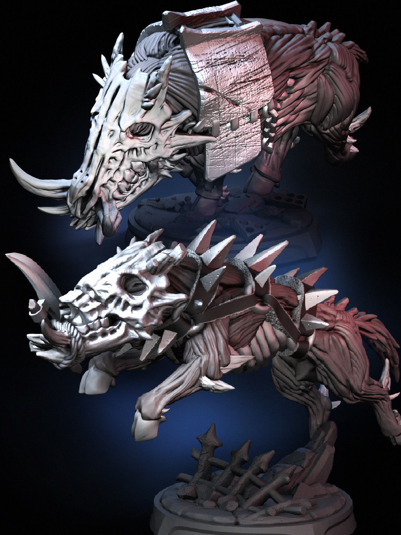 Warthog warhorse 3D print model_10