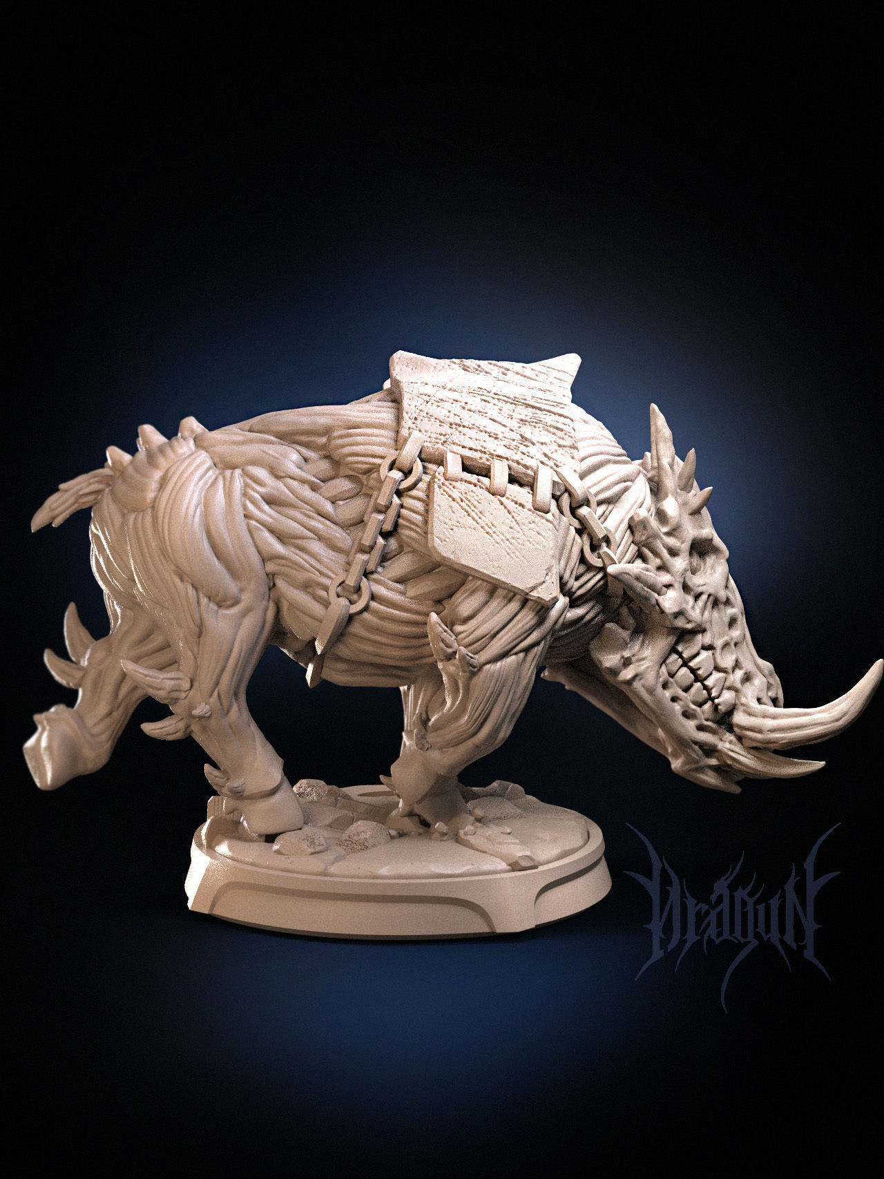 Warthog warhorse 3D print model_7