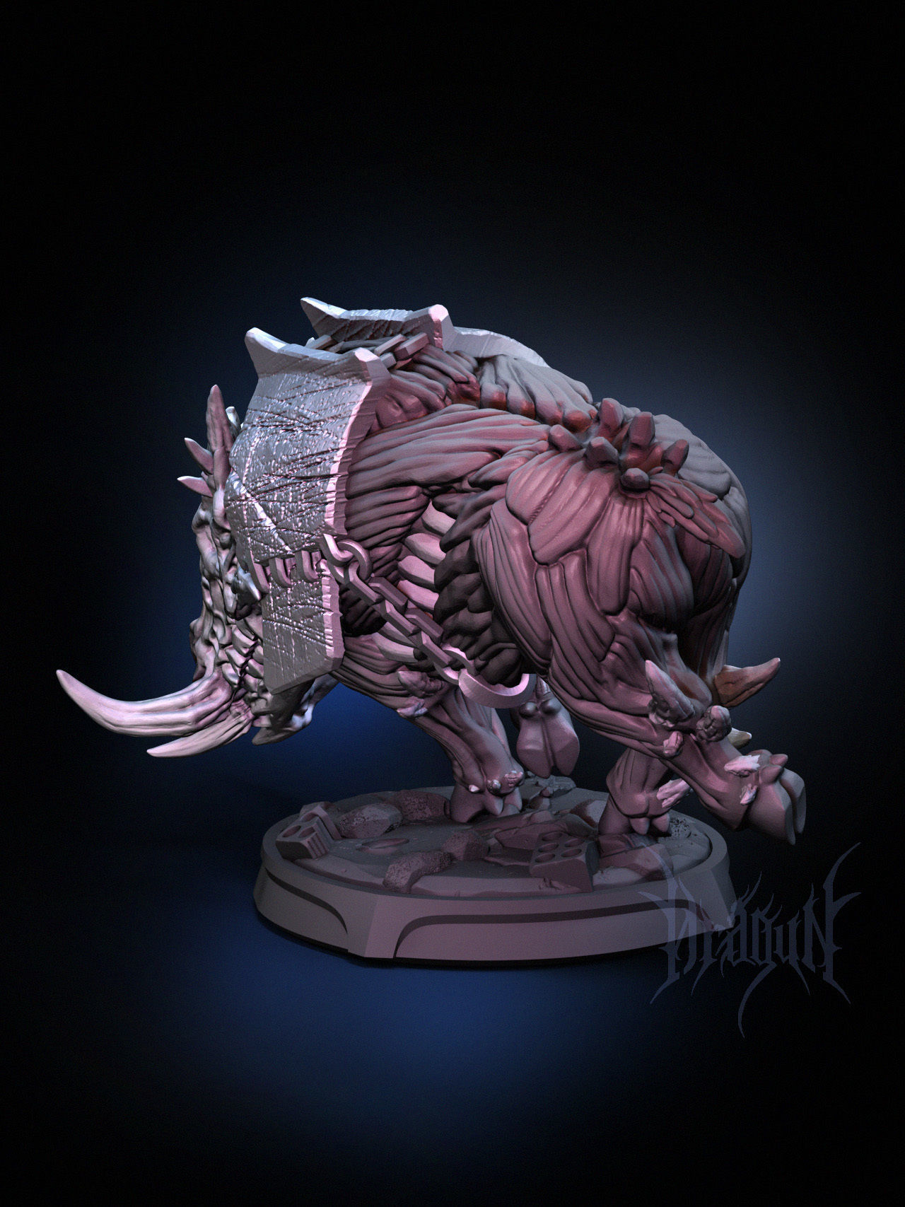 Warthog warhorse 3D print model_4