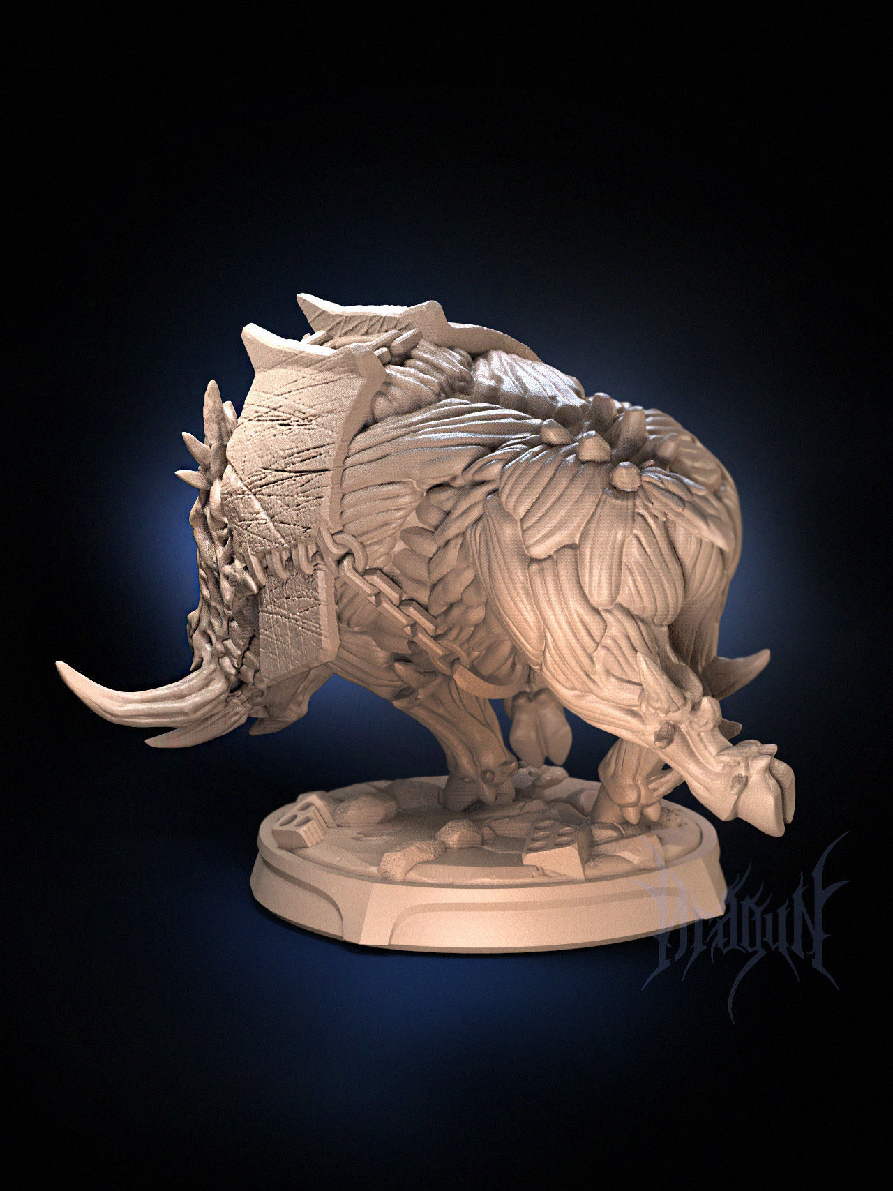 Warthog warhorse 3D print model_8