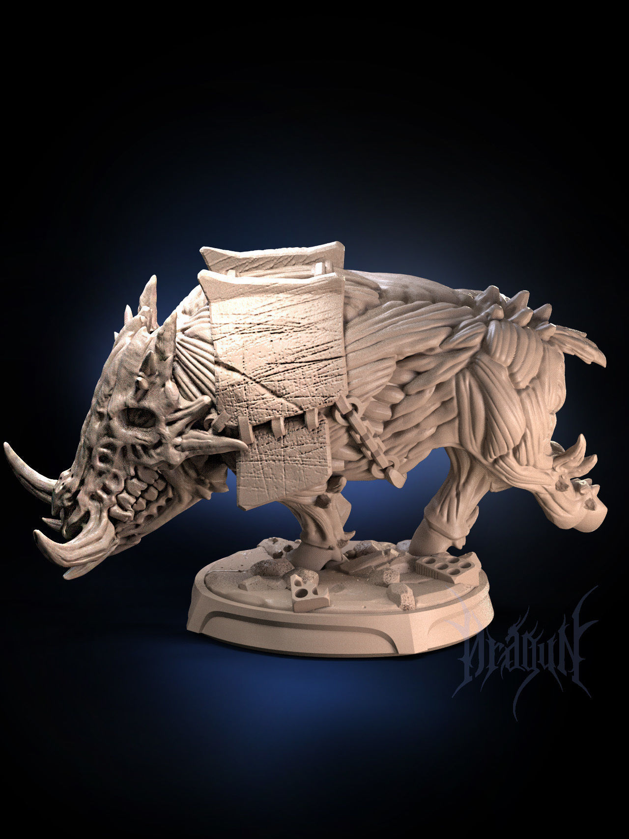 Warthog warhorse 3D print model_9