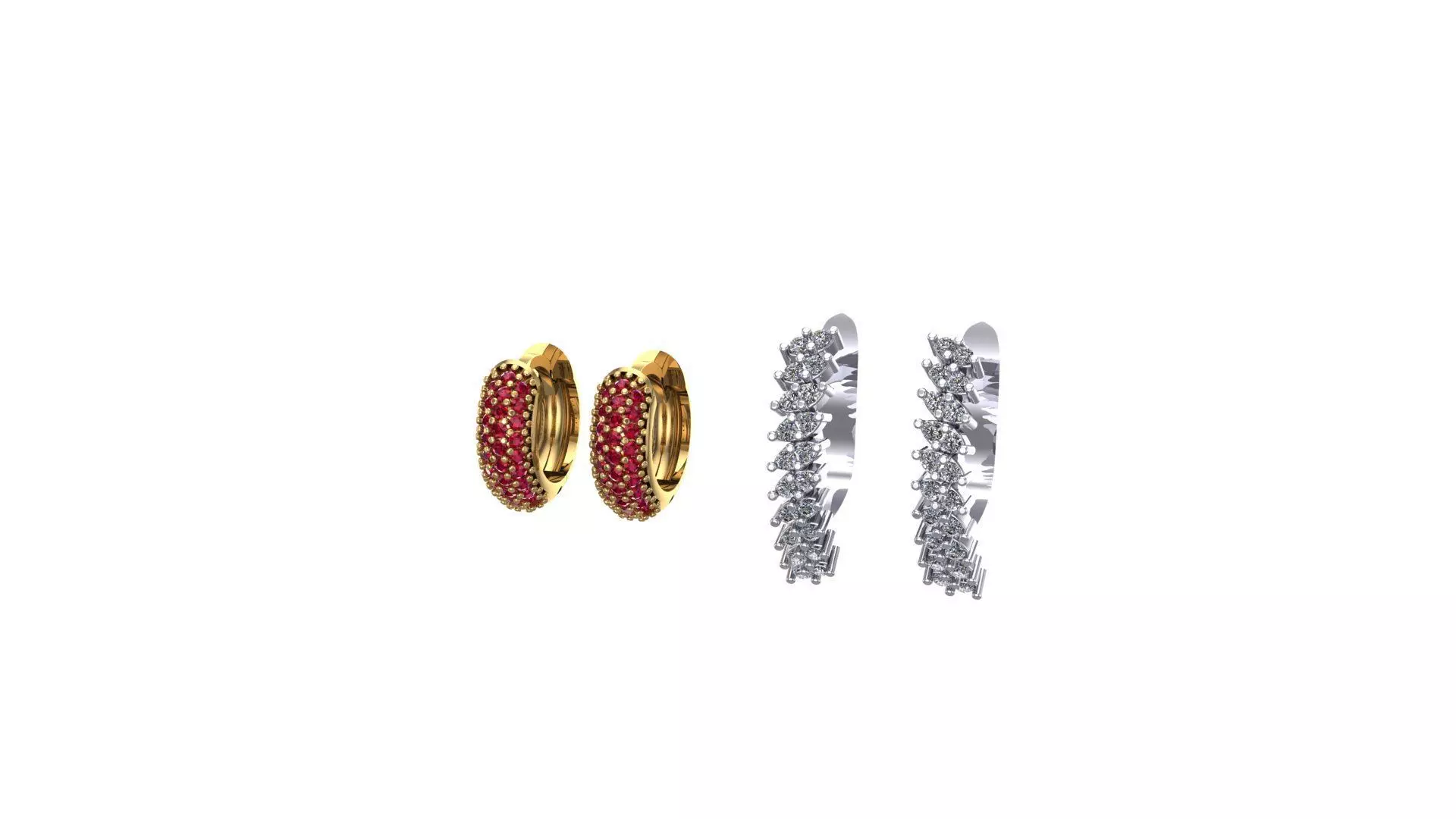 Brinco Earcuff Diamnte 3D print model
