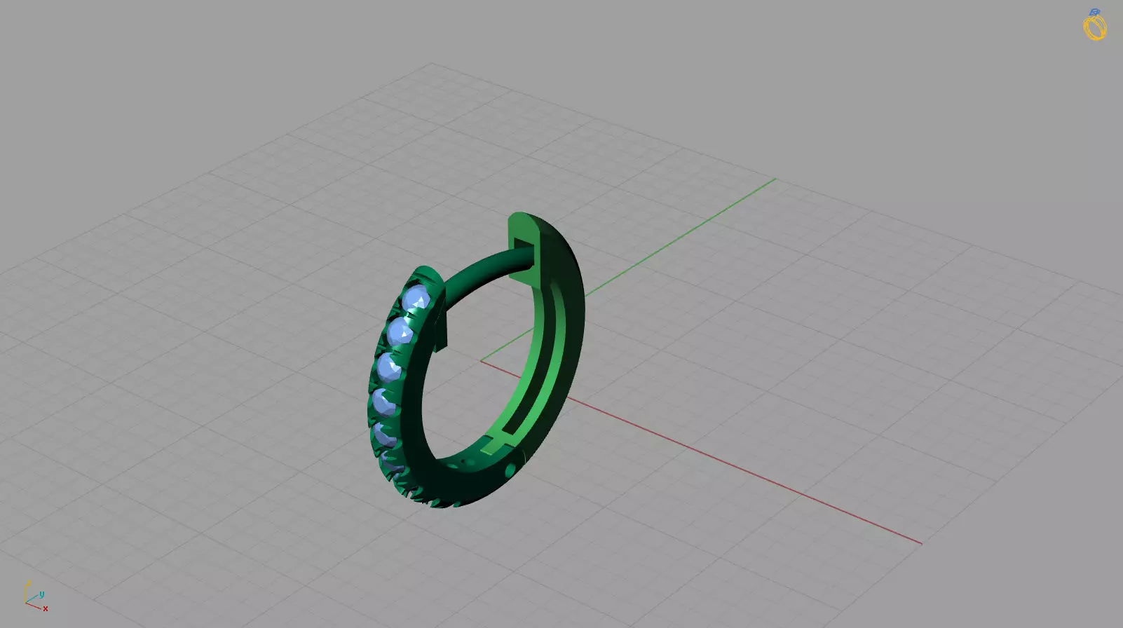 Brinco argola 3D print model