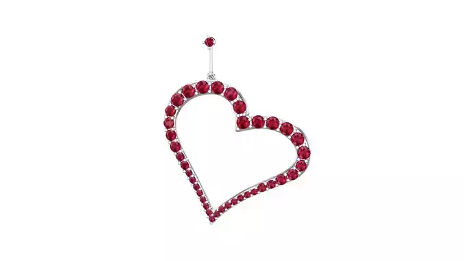 Pingente Coracao heart