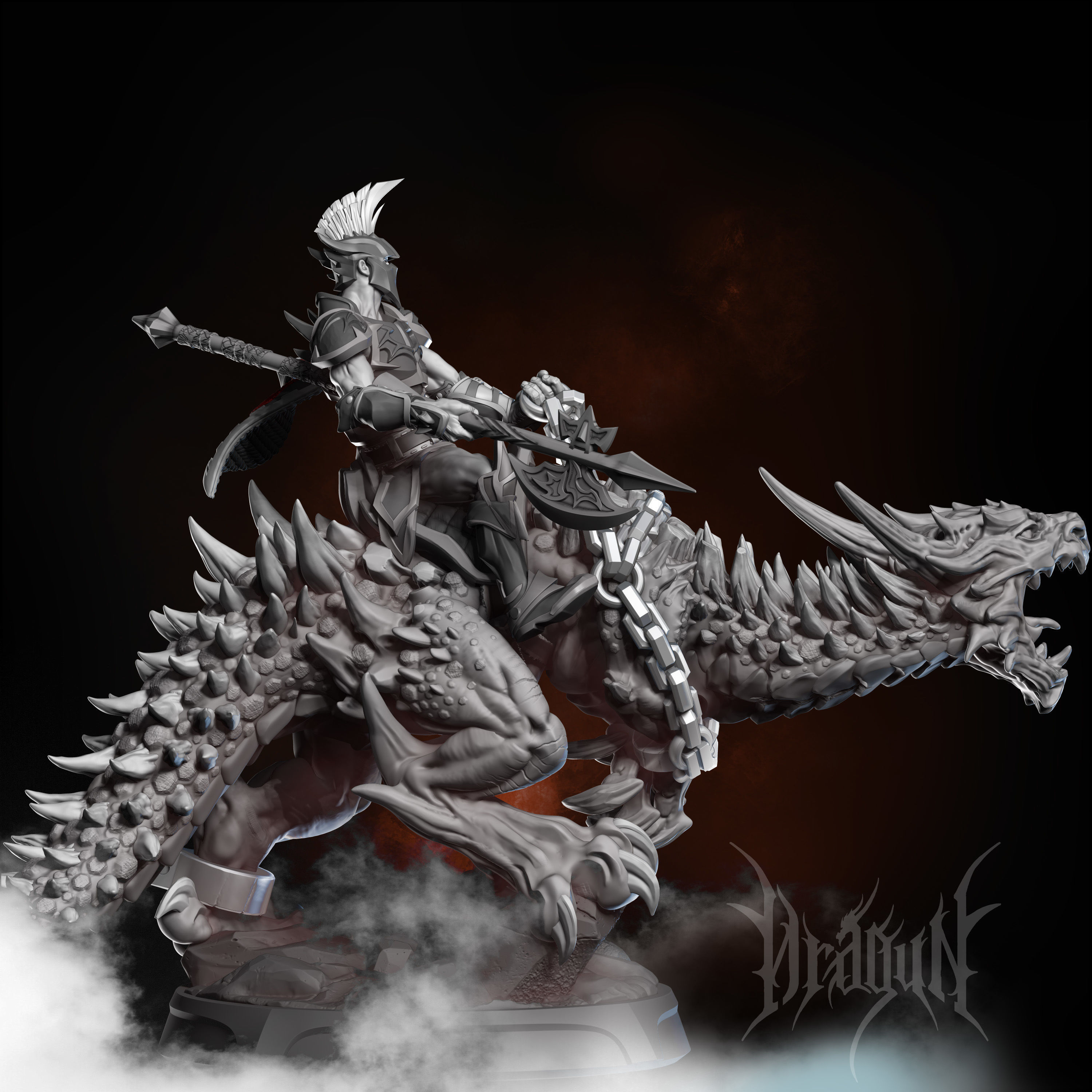 Rider Mounted Boss 3D model 3D printable | CGTrader