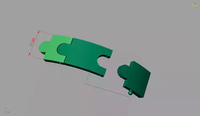 Bracelete puzzle piece