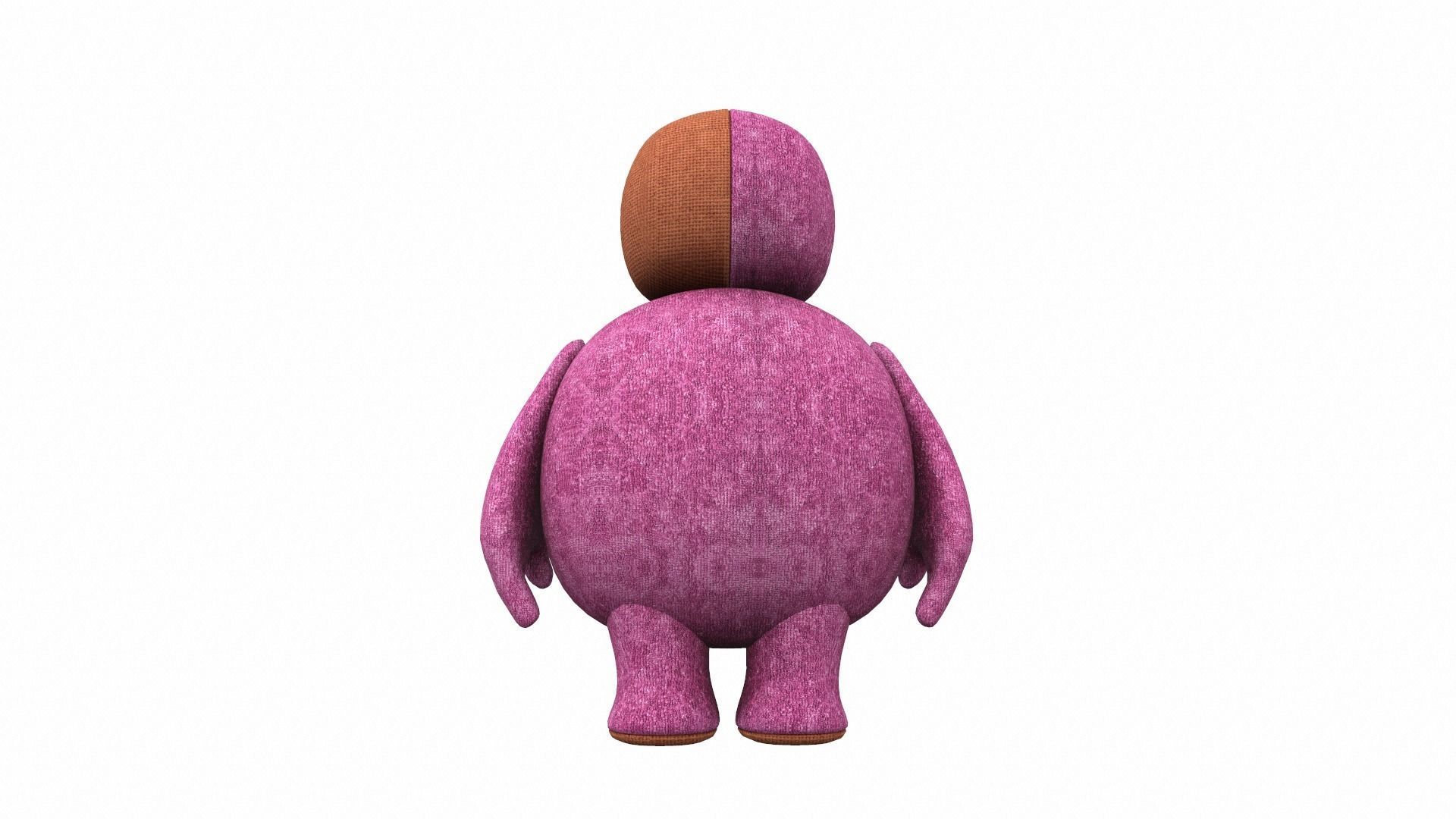 Plush toy monster 17 3D model_3