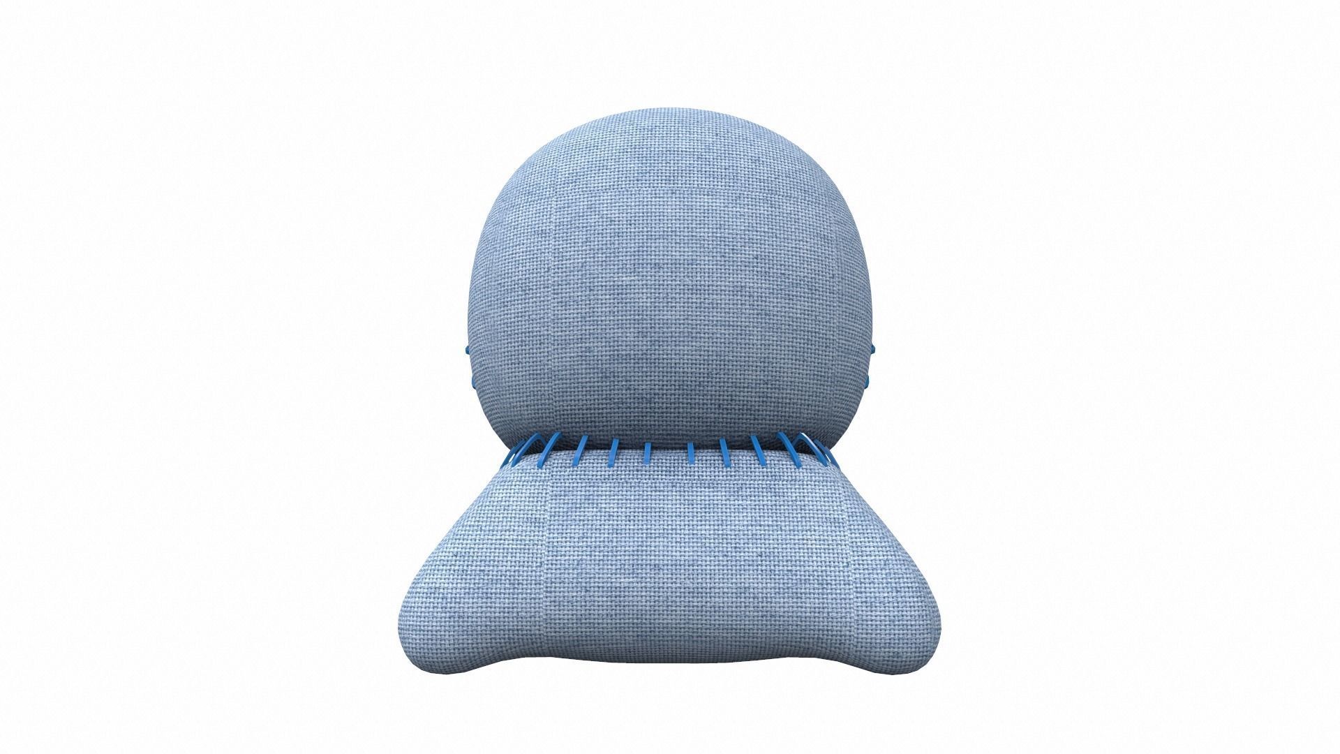 Plush toy monster 18 3D model_3