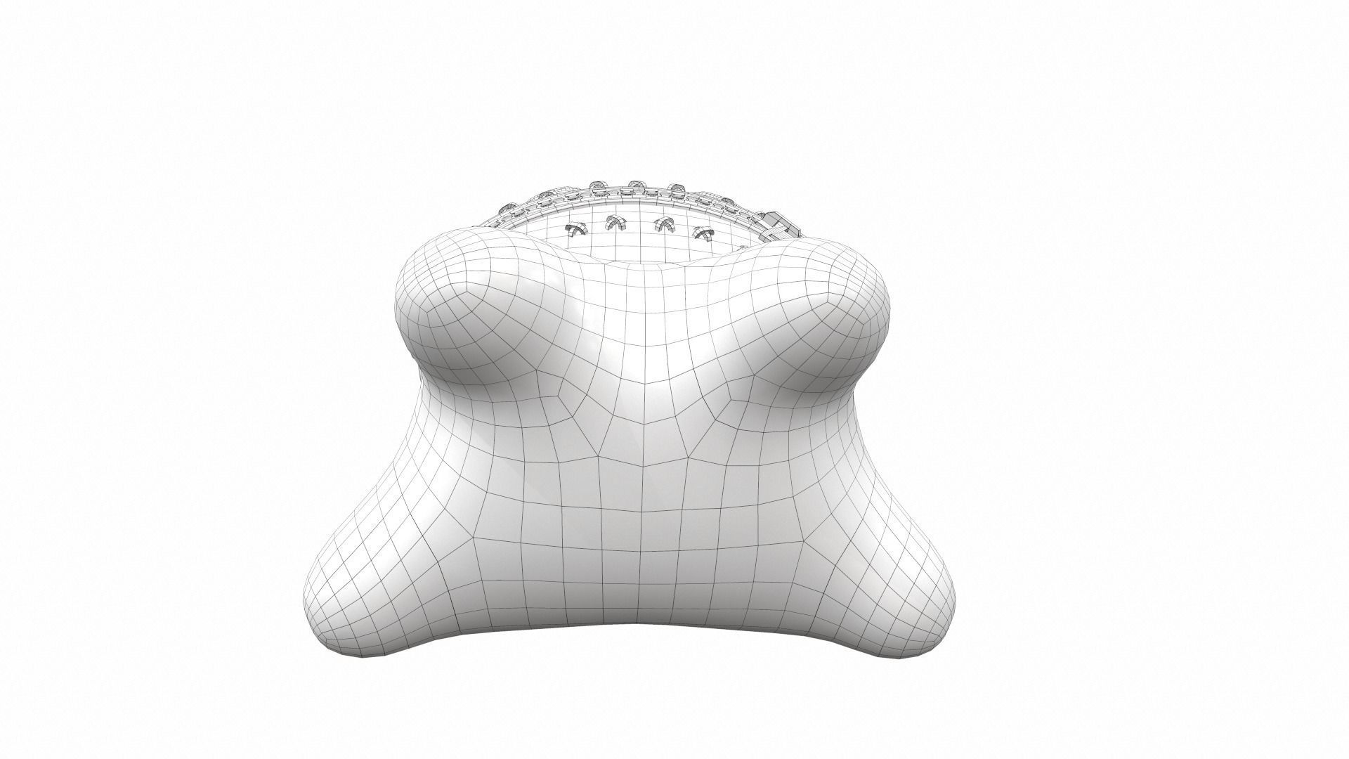 Plush toy monster 18 3D model_9