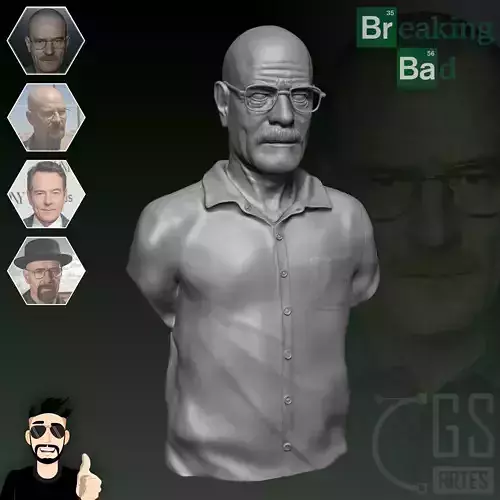 WALTER WHITE - BREAKING BAD 3D print model