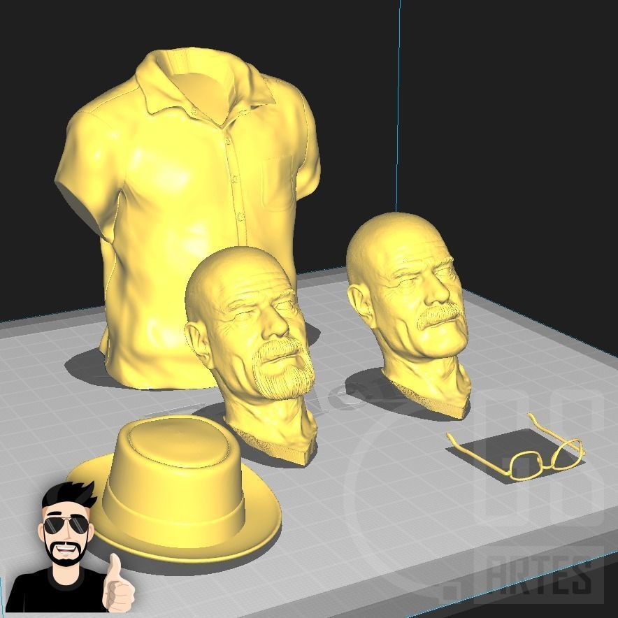 WALTER WHITE - BREAKING BAD 3D print model_12