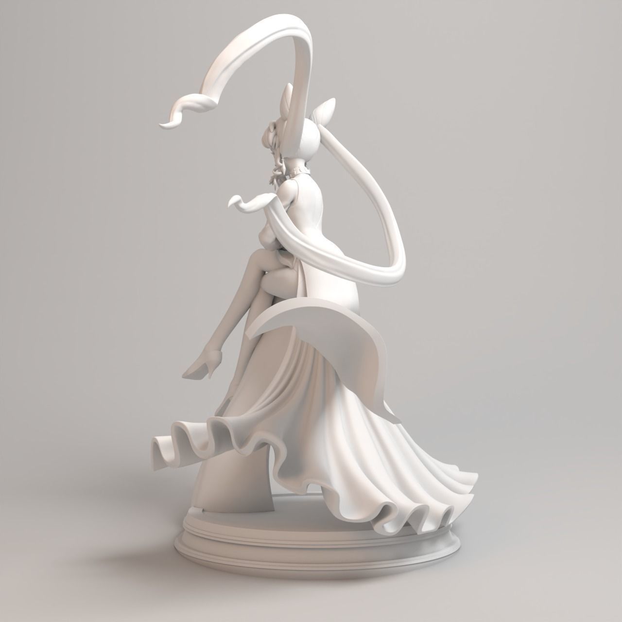 Sailor moon - Black Lady figure 3D print model_17