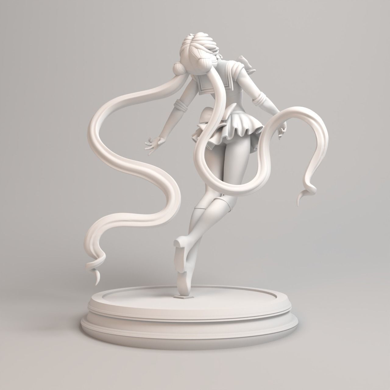 Sailor Moon - Serena figure 3D print model_8