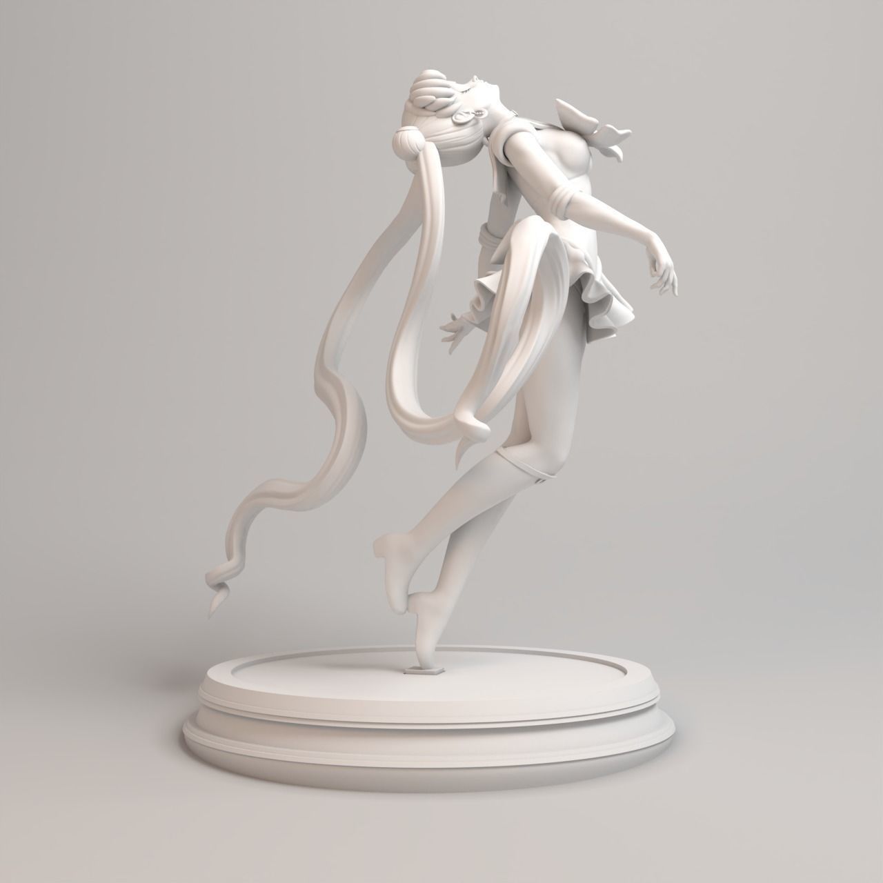 Sailor Moon - Serena figure 3D print model_5
