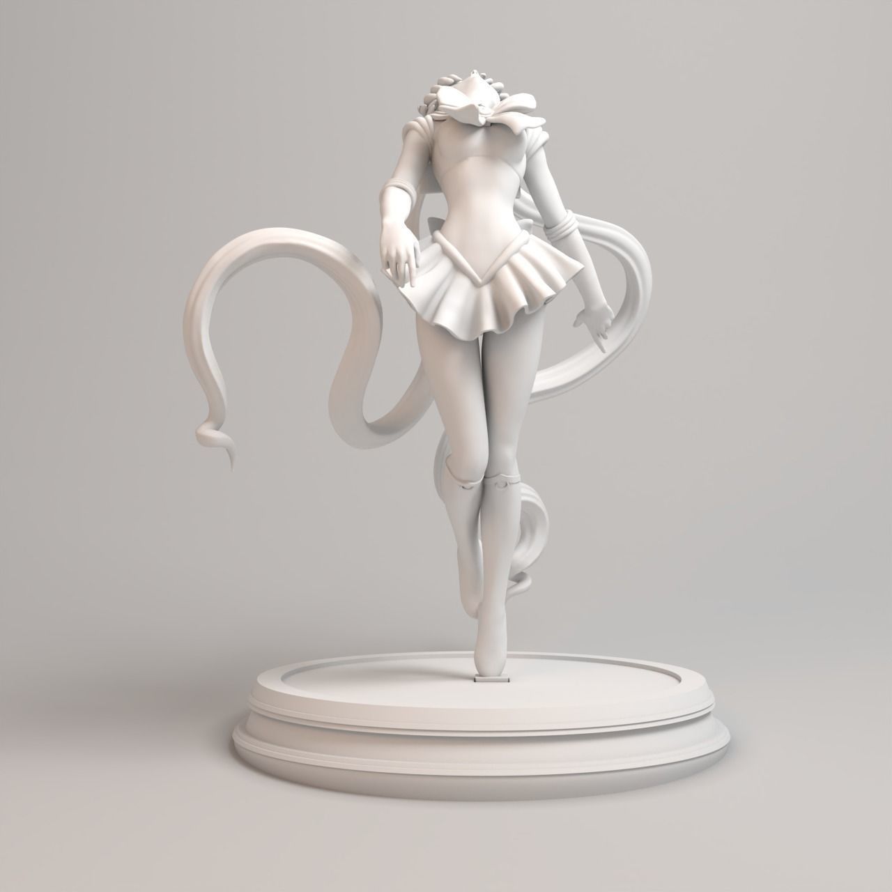 Sailor Moon - Serena figure 3D print model_2