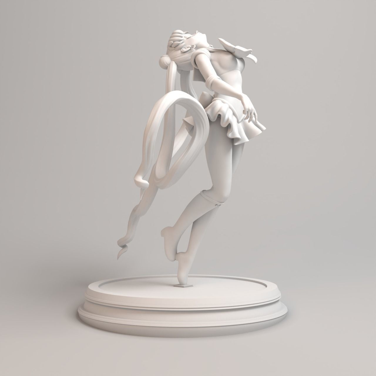 Sailor Moon - Serena figure 3D print model_4