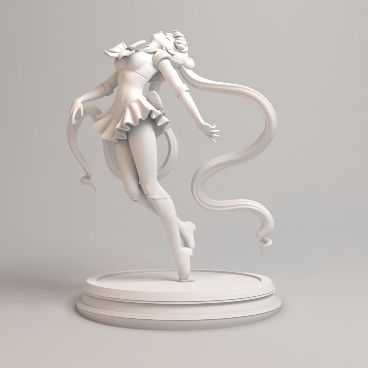 Sailor Moon - Serena figure 3D print model_10