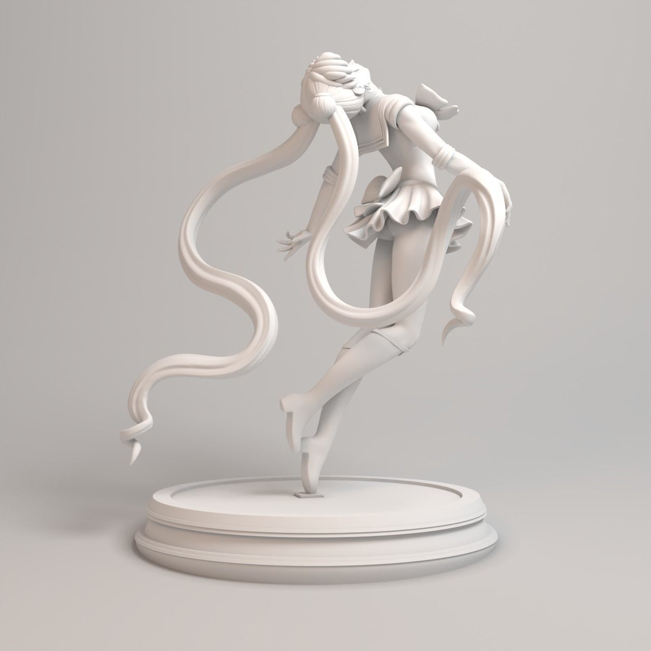 Sailor Moon - Serena figure 3D print model_6