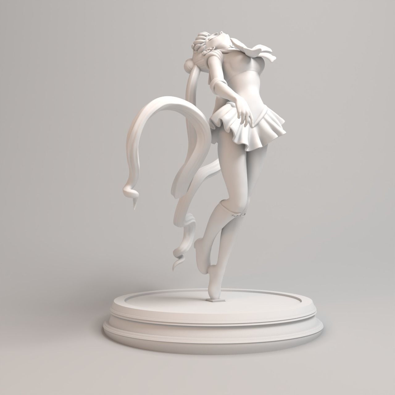 Sailor Moon - Serena figure 3D print model_3