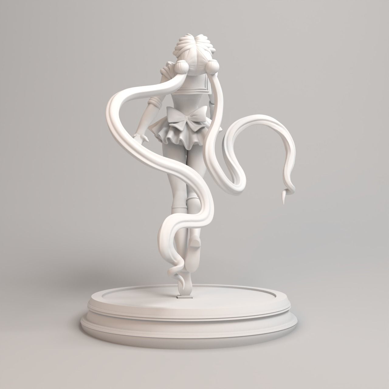 Sailor Moon - Serena figure 3D print model_7