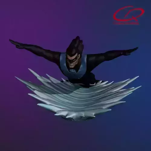 Batman Animated Series - Night Wing figure 3D print model