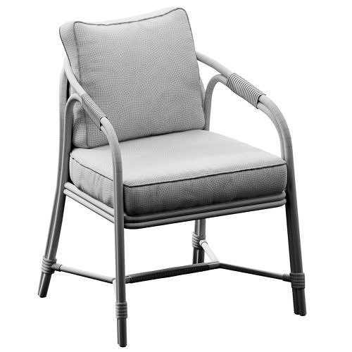 OJAI DINING CHAIR 3D model 7