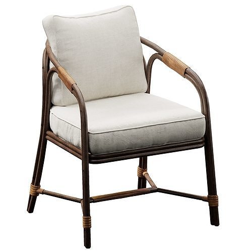 OJAI DINING CHAIR 3D model 6
