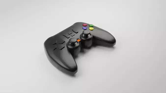 Wireless Controller 3D Model