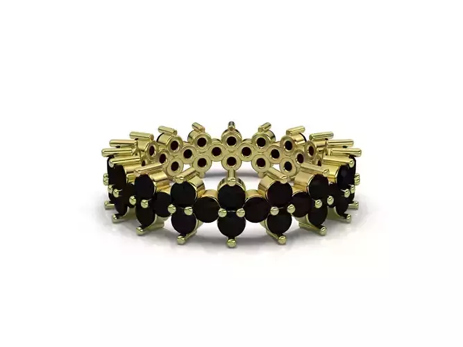 ETERNITY onyx ring gold