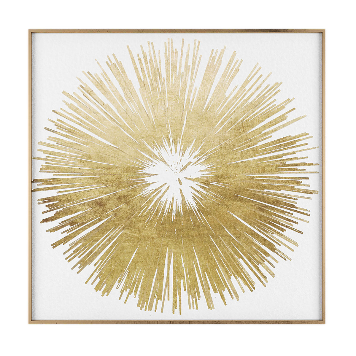 Art338 gold burst wall art Low-poly 3D model_2