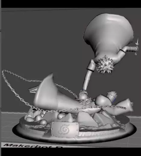 minato vs obito 3D print model_0