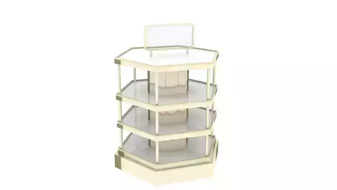 Showcase three tier display stand