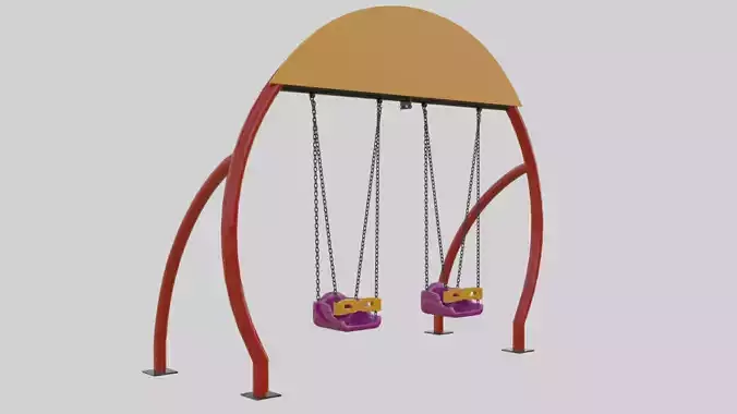 Playground Rounded Swing - 01