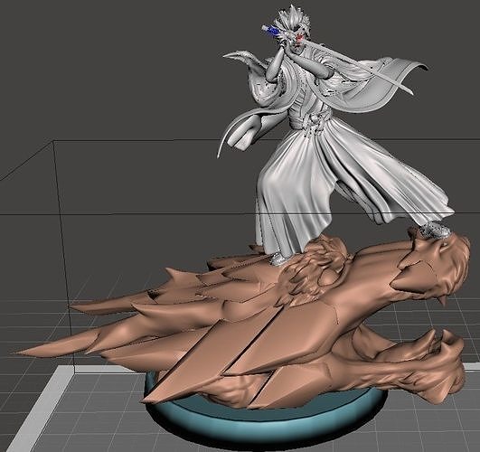 Hitsugaya dragon 3D print model