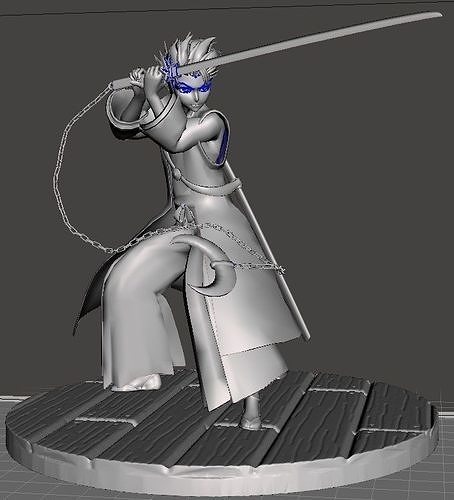 hitsugaya sword 3D print model