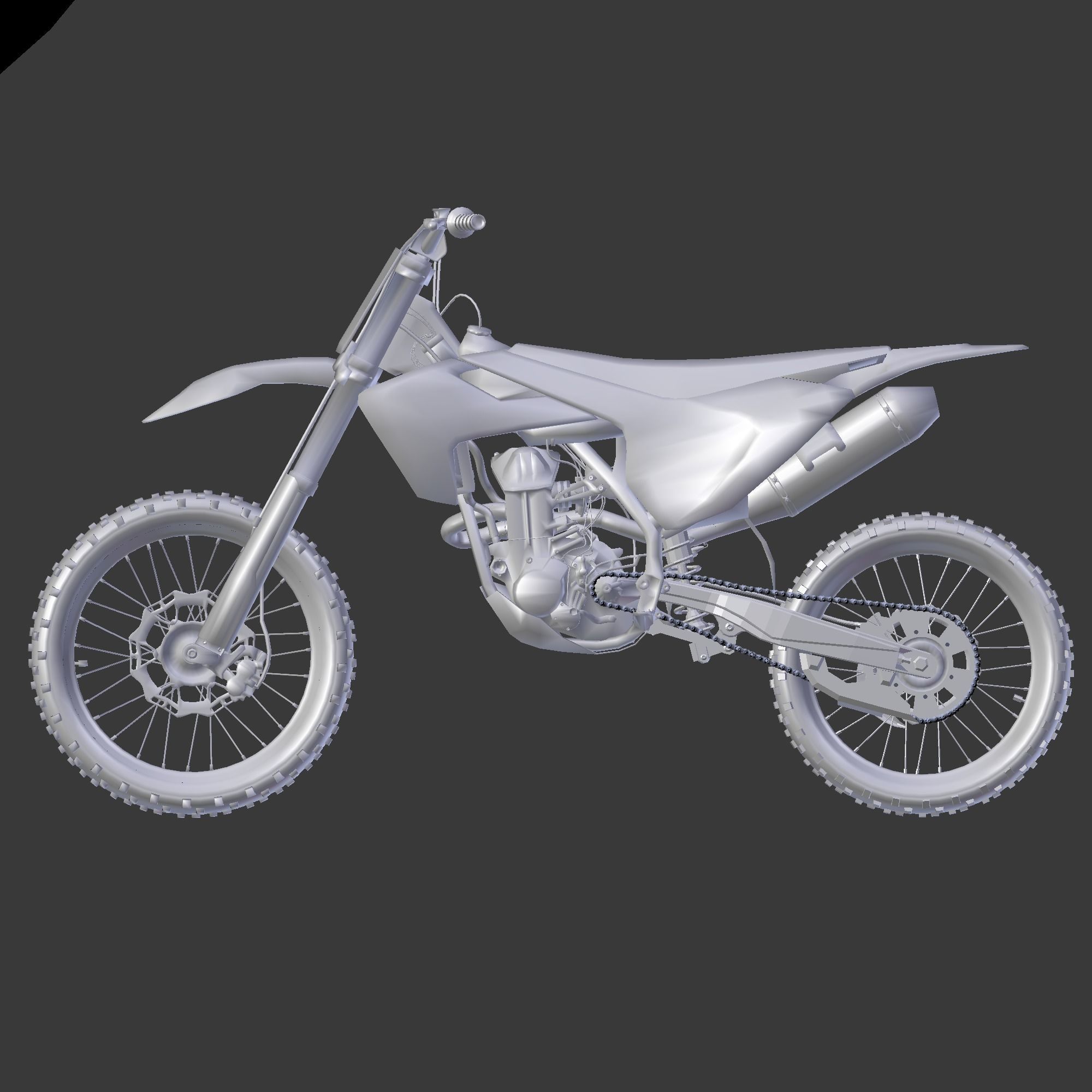 3D model Husqvarna 250 cc Motocross VR / AR / low-poly | CGTrader