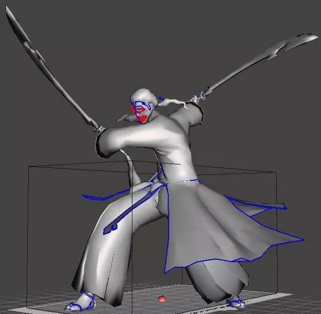 Kyoraku samurai 3D print model_0