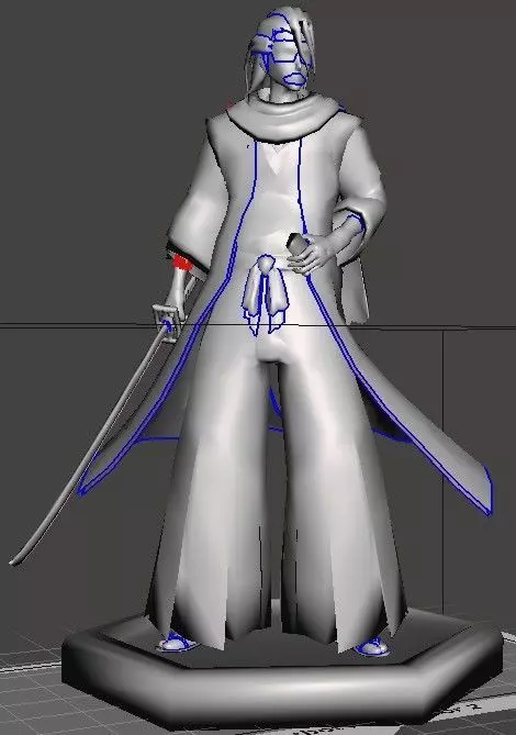 Byakuya Kuchiki 3D print model_0