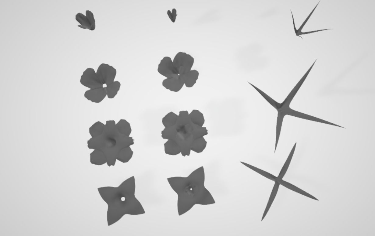 flower box 3D model_2